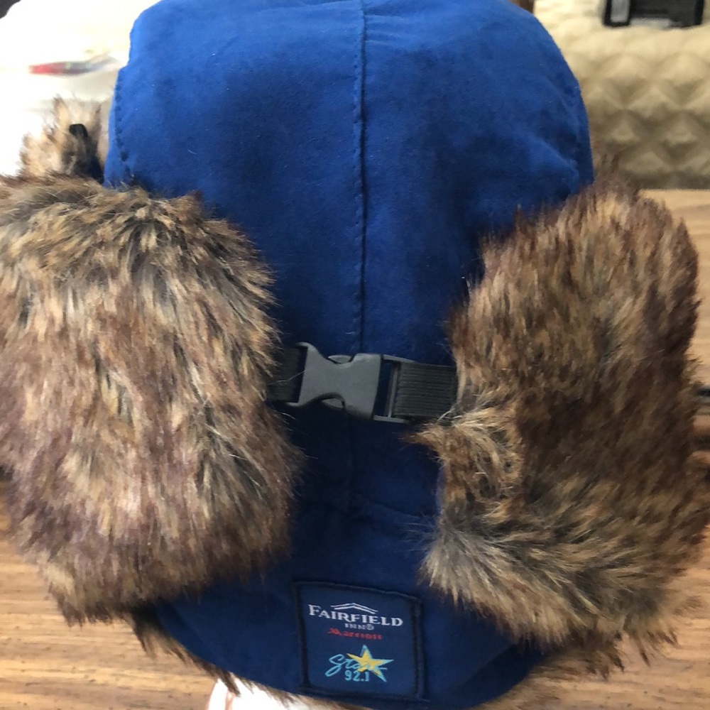 NEW Furry Suede Trapper Hat - SC Pelicans Baseball Team - Picture 11 of 11